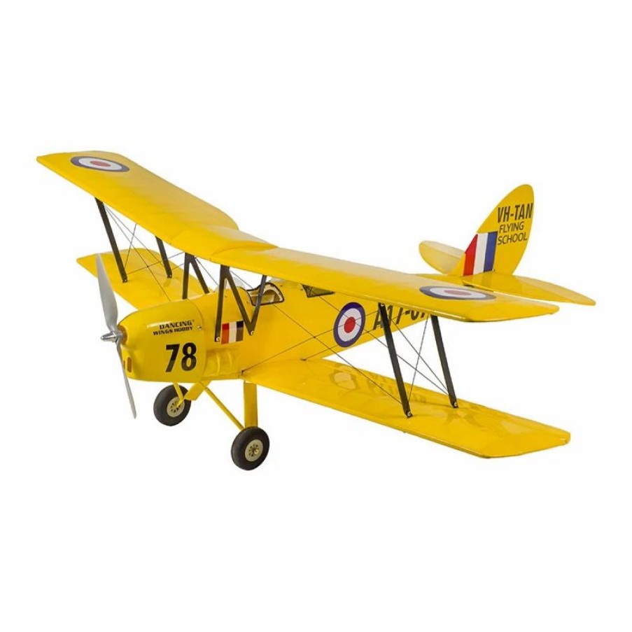 Airplanes * | Dancing Wings Hobby Dw Hobby De Havilland Dh-82 Tiger Moth 800Mm Arf