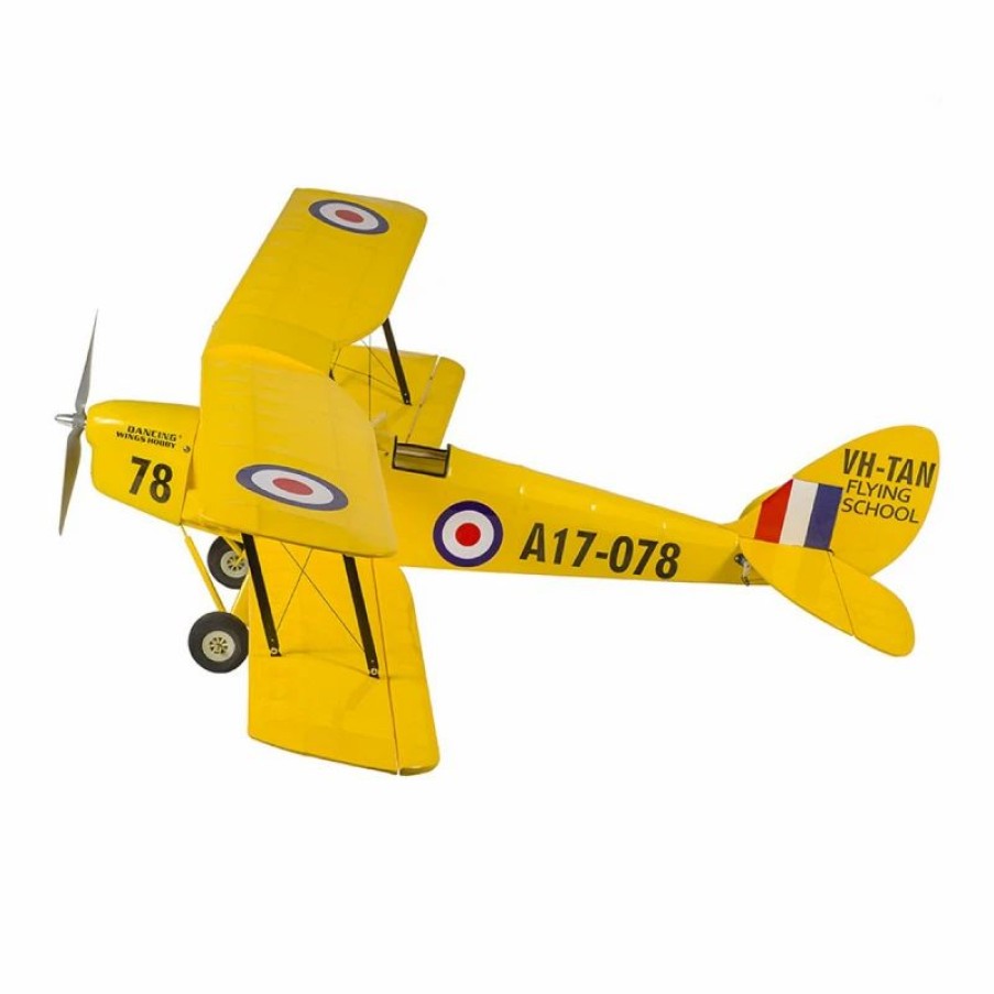 Airplanes * | Dancing Wings Hobby Dw Hobby De Havilland Dh-82 Tiger Moth 800Mm Arf