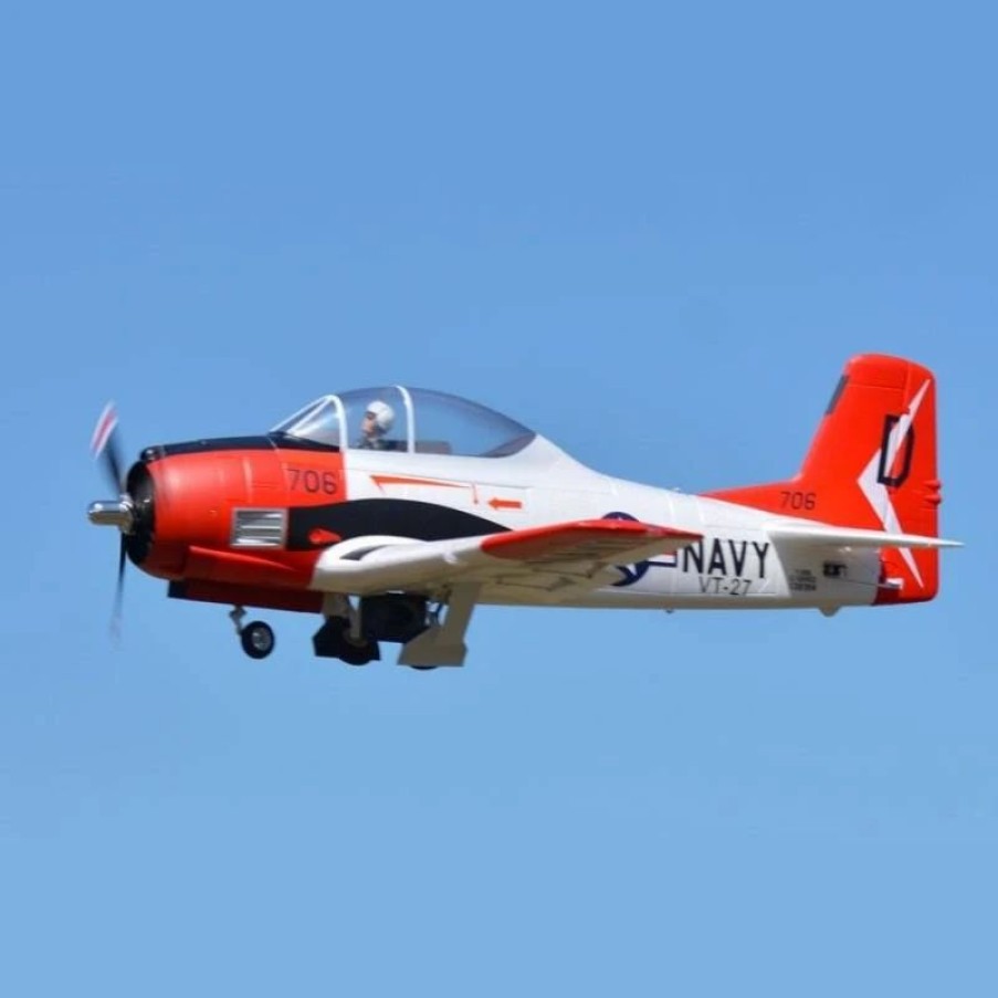 Airplanes * | Fms T-28D V4 1400Mm Pnp (Red)