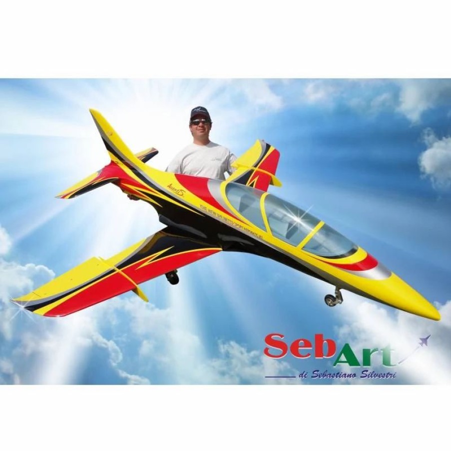 Airplanes * | Sebart Avanti S Jet 2M (Yellow/Black) Arf + Landing Gear