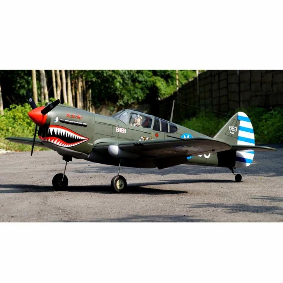 Airplanes * | Vq Model Vq Curtiss P-40 Avg Tomahawk 1570Mm Arf