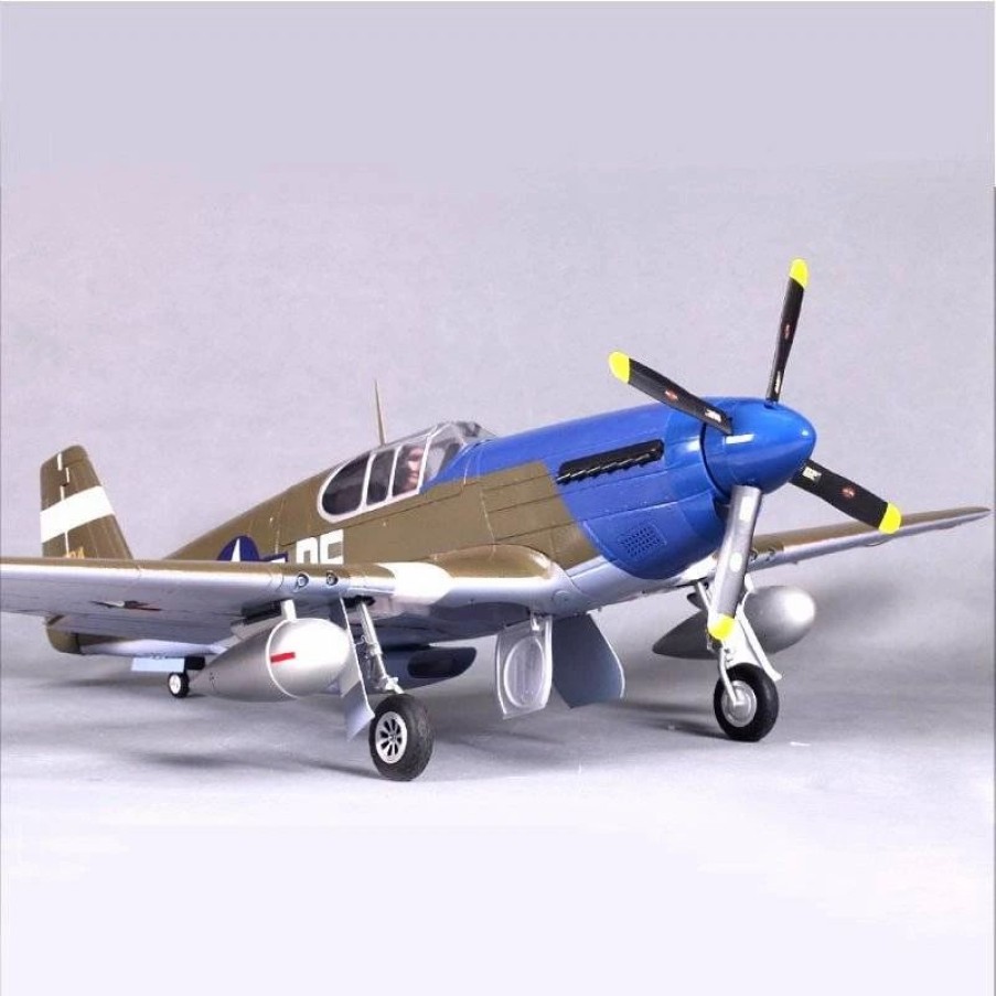 Airplanes * | Fms P-51B Dallas Darling V8 1450Mm Pnp (Yellow)