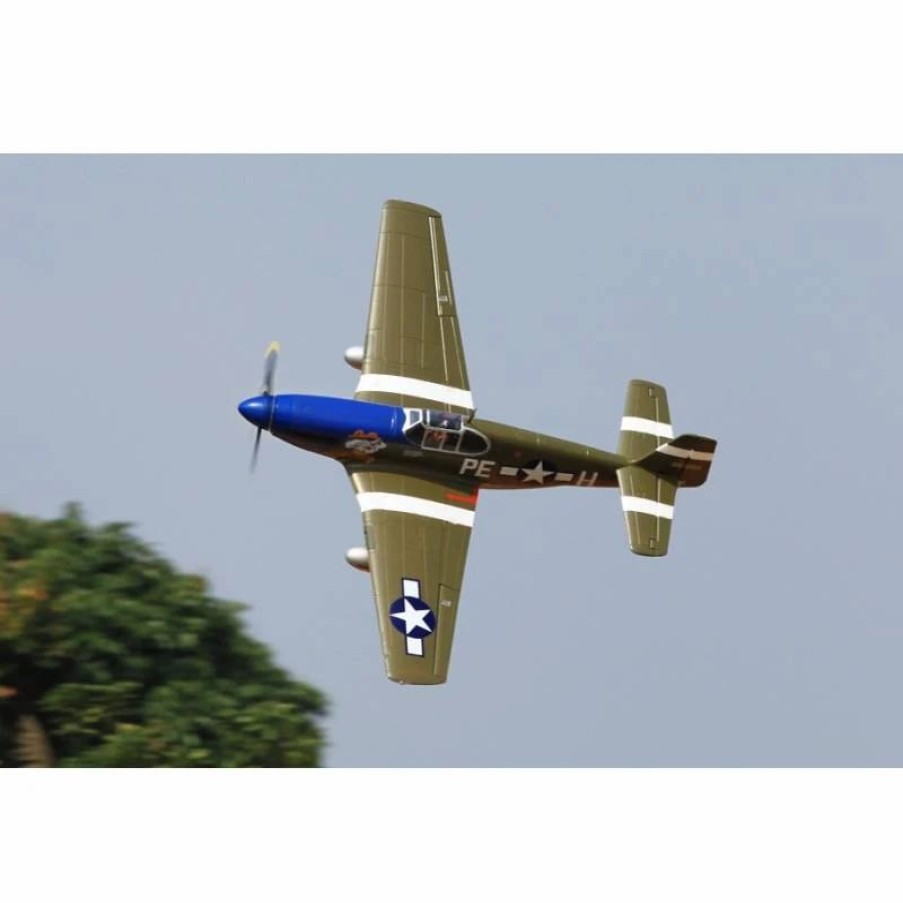 Airplanes * | Fms P-51B Dallas Darling V8 1450Mm Pnp (Yellow)