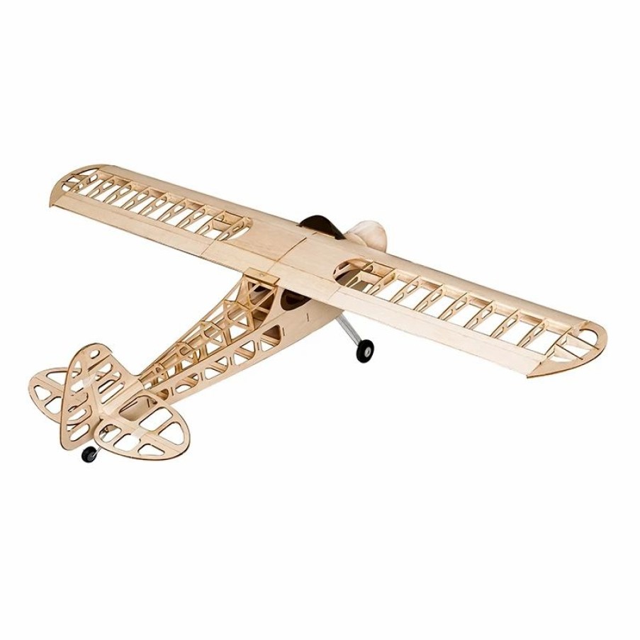 Airplanes * | Dancing Wings Hobby Dw Hobby J3 Piper Cub 1.2M (Cnc Wood Kit + Motor)