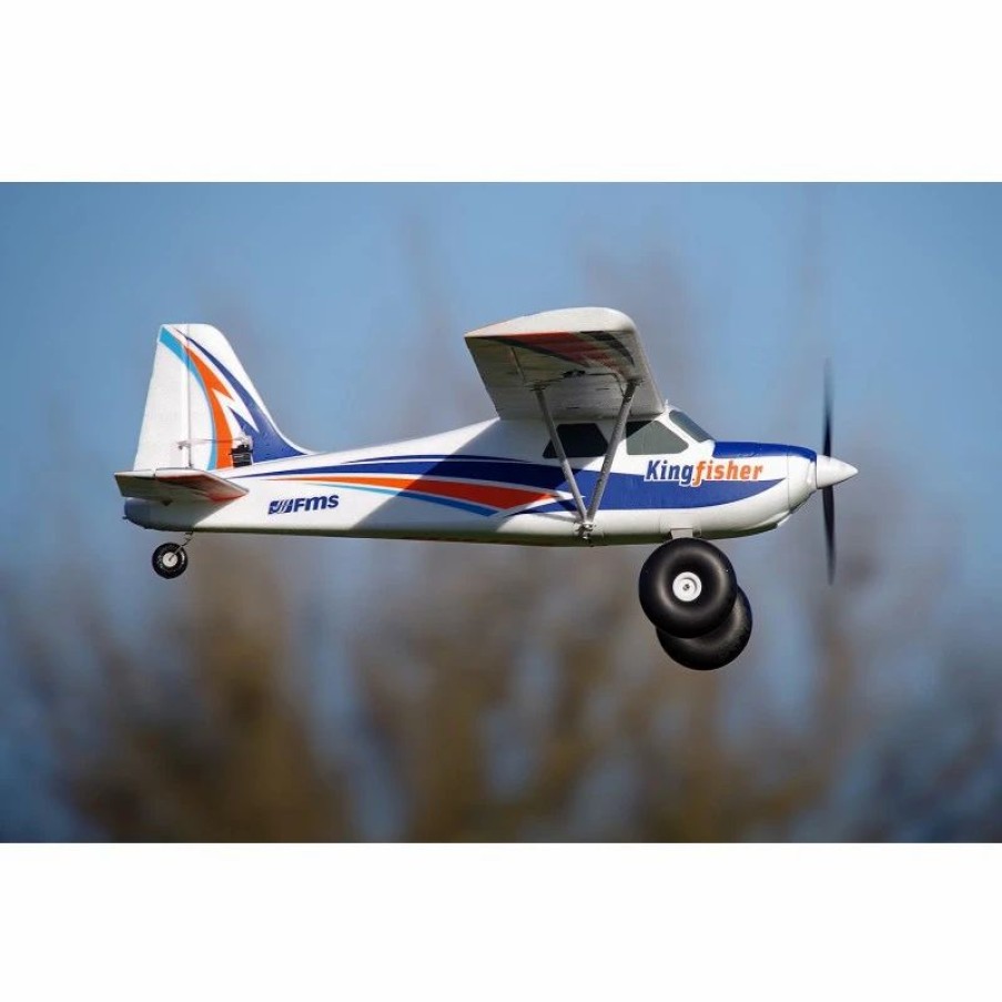 Airplanes * | Fms Kingfisher 1400Mm Pnp With Floats And Skis + Free Reflex System