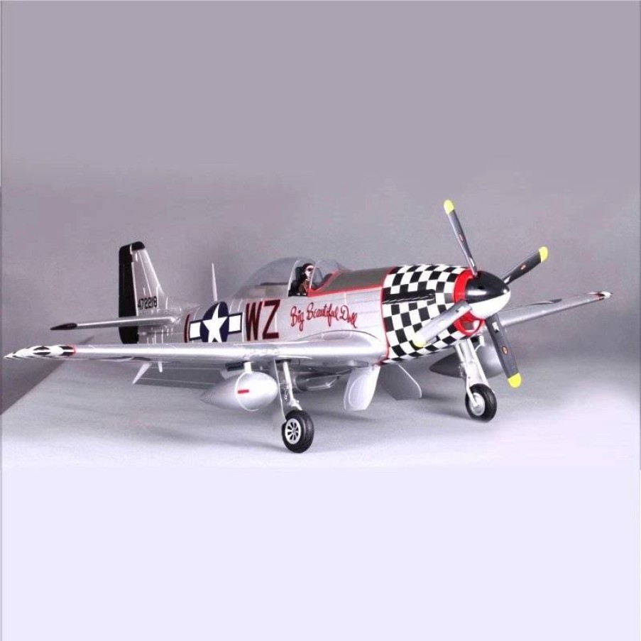 Airplanes * | Fms P-51 Big Beautiful Doll V8 1400Mm Pnp