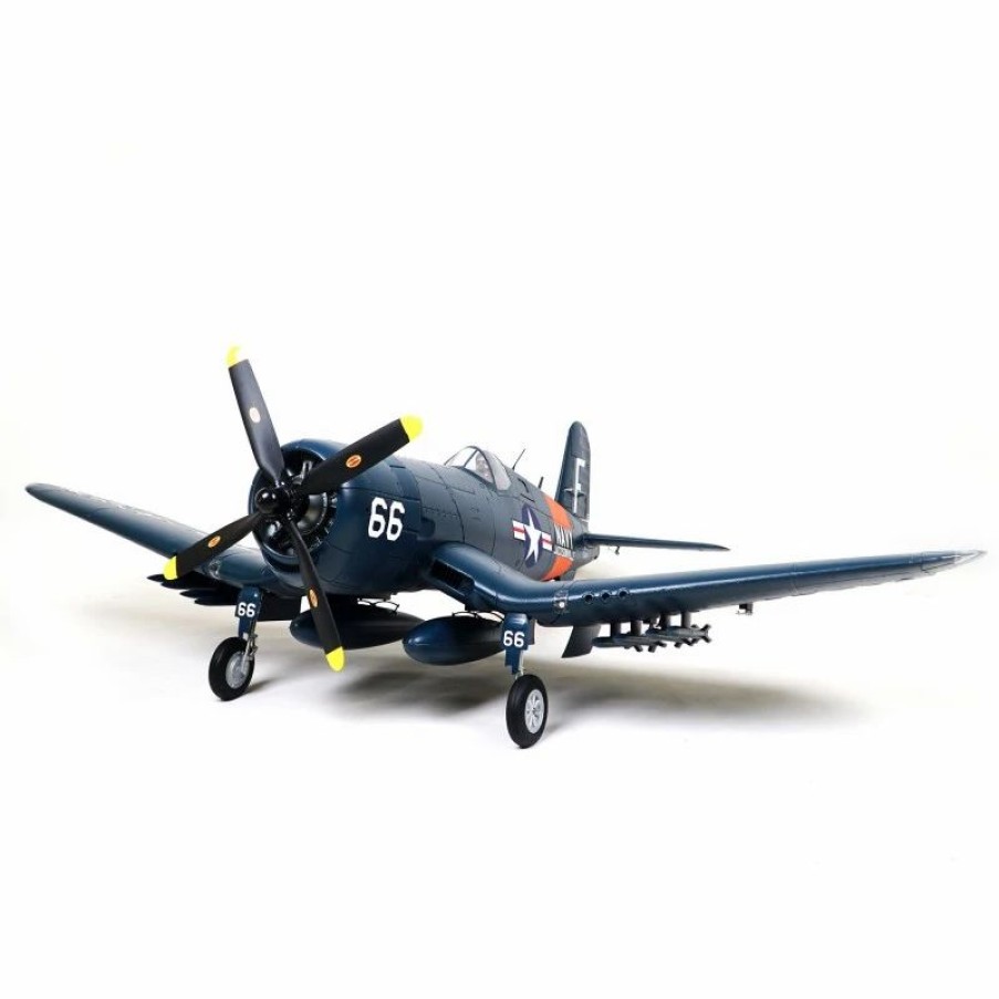 Airplanes * | Fms F4U-4 V3 1700Mm Pnp (Blue) + Free Reflex System