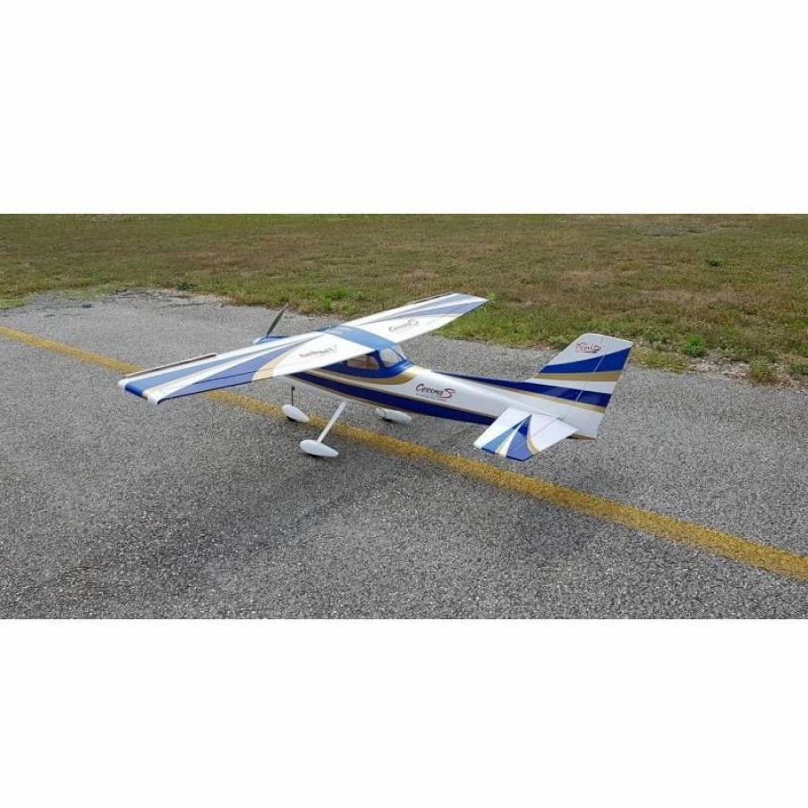 Airplanes * | Sebart Cessna S Super Trainer 1660Mm Arf (White/Blue)