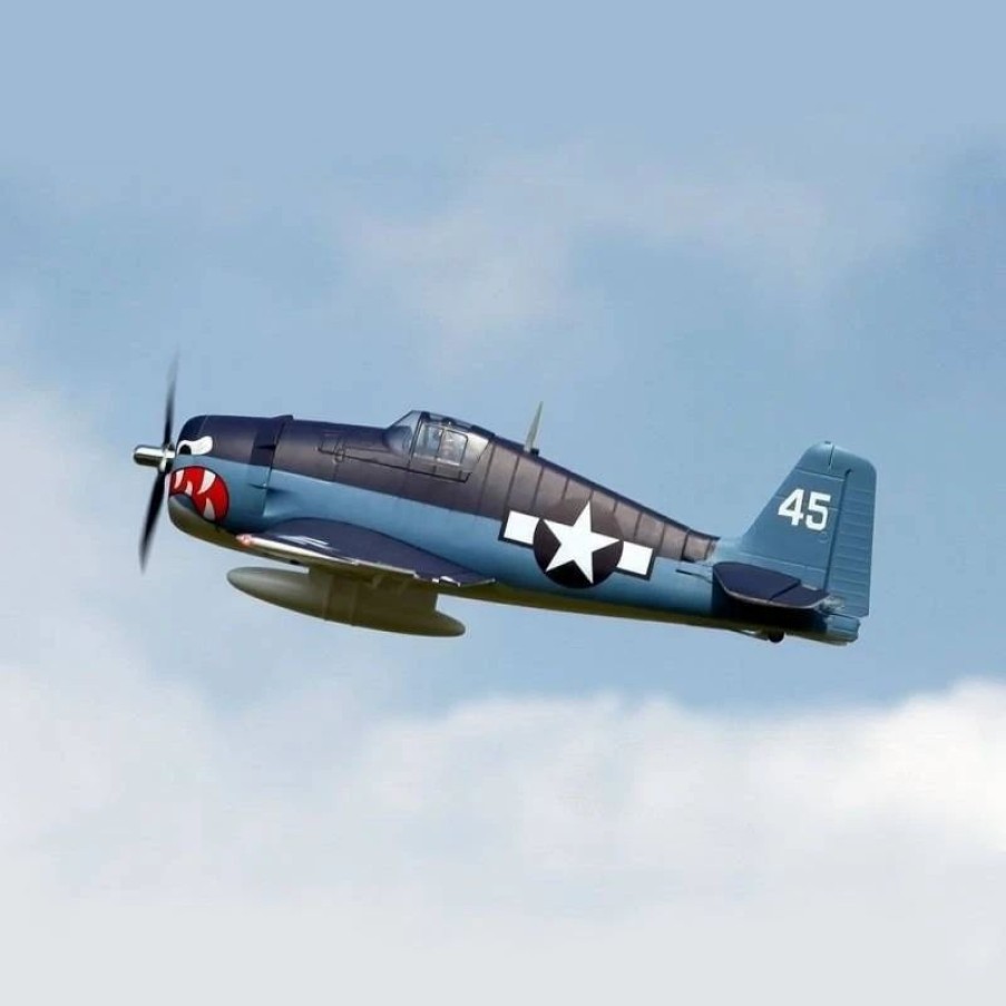 Airplanes * | Fms F6F Hellcat 1400Mm Pnp (Blue)