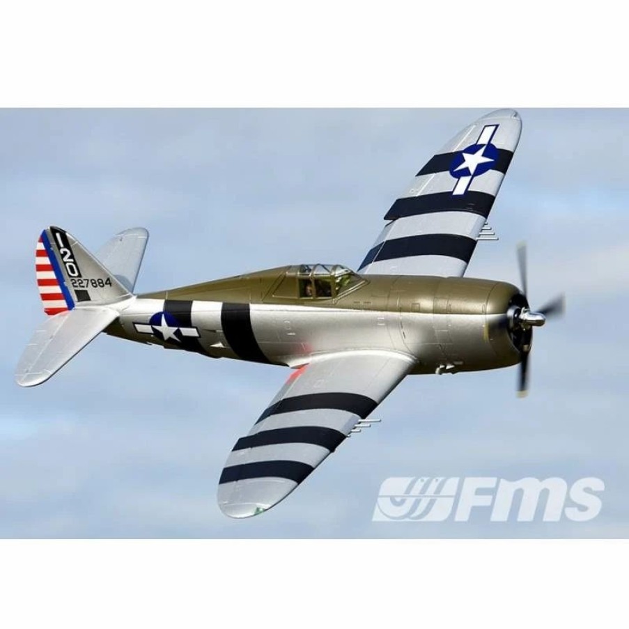 Airplanes * | Fms P-47 Razorback 1500Mm Pnp (Bonnie) + Reflex Gyro System