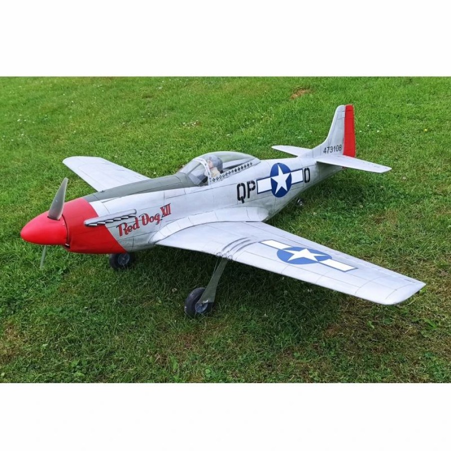 Airplanes * | Rbc-Kits Rbc Kits P-51D Mustang 1650Mm (Wood Kit Cnc)