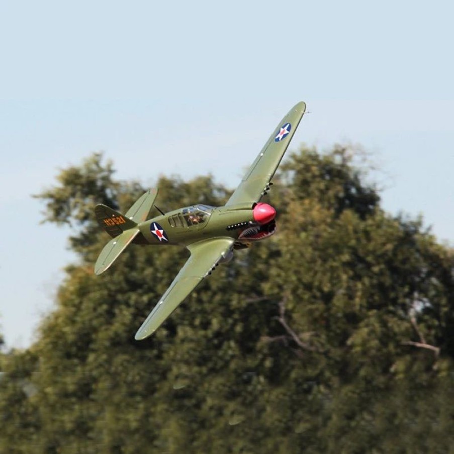 Airplanes * | Lanxiang Sky Flight Hobby P-40E Warhawk 2000Mm Pnp (Green)