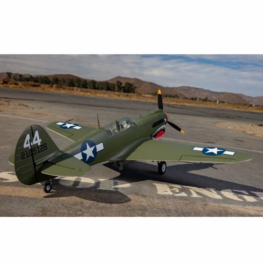 Airplanes * | Aerofoam Af Model P-40 Warhawk 1100Mm Pnp (Green)